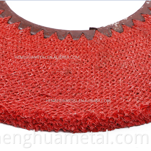 Henghua 2022 Red Sisal Hemp Finishing Wheel لجميع المنتجات المعدنية والبلاستيكية